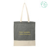 Thumbnail image for  Split Recycled Black Cotton Twill Convention Tote