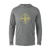 Thumbnail image for  Grey Heather Long Sleeve Hooded Tee