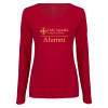 Thumbnail image for  Womens Cardinal Long Sleeve V Neck Tee 
