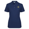 Thumbnail image for  Womens Silk Touch Navy Pique Polo