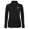 Thumbnail image for  Womens Black Fleece Full Zip Jacket