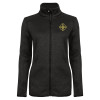 Thumbnail image for  Womens Black Heather Fleece Jacket