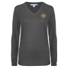 Thumbnail image for  Womens Charcoal Heather VNeck Sweater