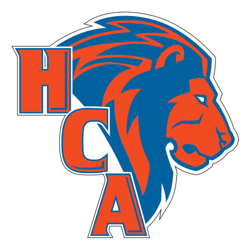  Large Decal - HCA Lion 3 Color