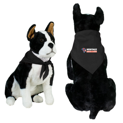  Black Pet Bandana - HCS Horizontal