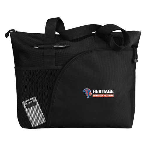  Excel Black Sport Utility Tote - HCS Horizontal