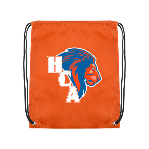  Orange Drawstring Backpack - HCA Lion