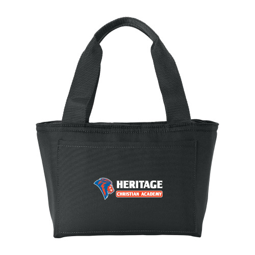  Insulated Black Lunch Tote - HCS Horizontal