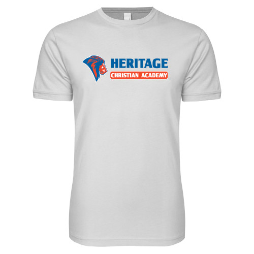  Next Level White SoftStyle T Shirt - HCS Horizontal