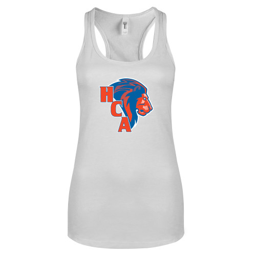  Next Level Racerback Tank White - HCA Lion