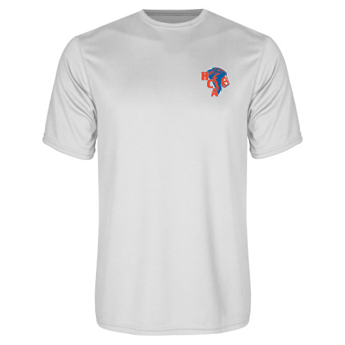  White Performance Tee - HCA Lion