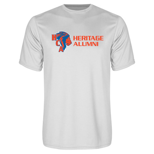  White Performance Tee - Alumni