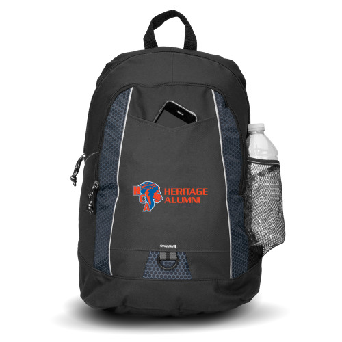  Black Impulse Backpack - Alumni Designs