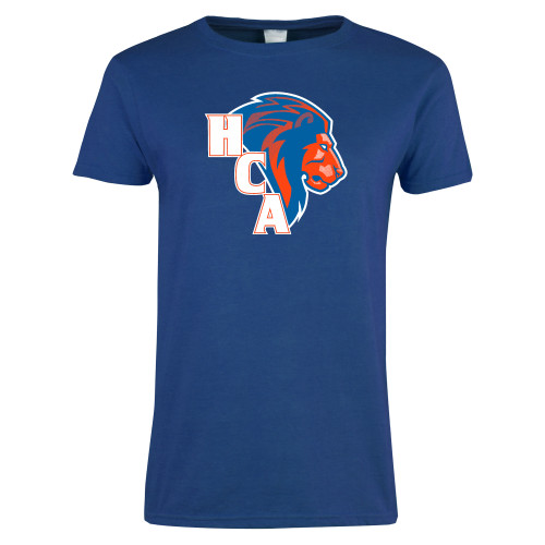  Womens Royal Short Sleeve Tee - HCA Lion