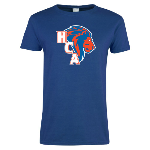  Womens Royal Short Sleeve Tee - HCA Lion 3 Color