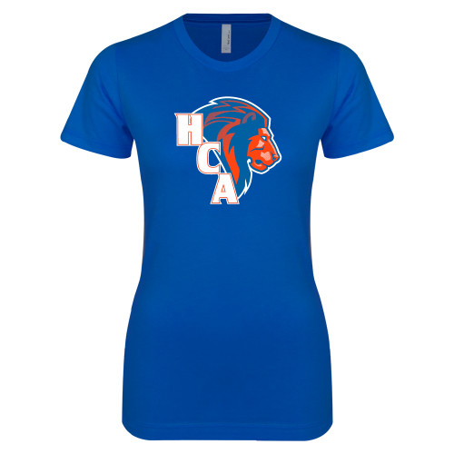  Next Level Womens Royal Boyfriend Tee - HCA Lion