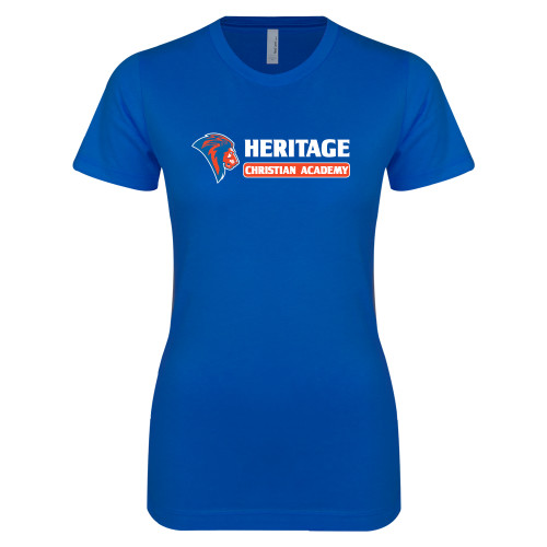  Next Level Womens Royal Boyfriend Tee - HCS Horizontal