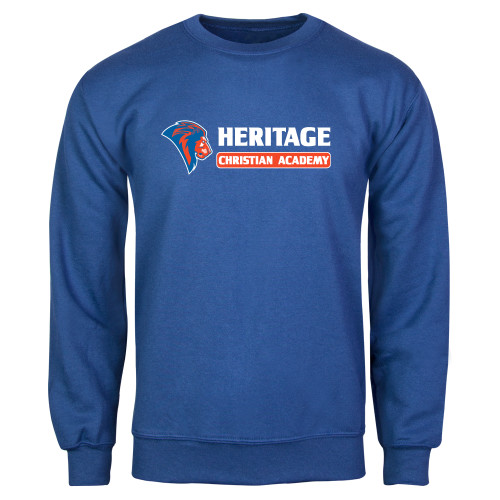  Royal Fleece Crew - HCS Horizontal