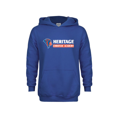  Youth Royal Fleece Hoodie - HCS Horizontal