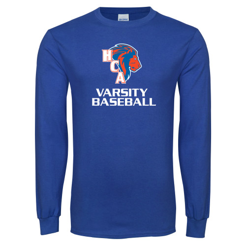  Royal Long Sleeve T Shirt - Varsity Baseball