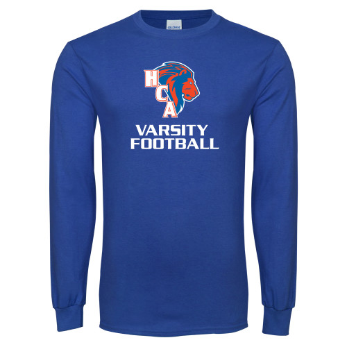  Royal Long Sleeve T Shirt - Varsity Football