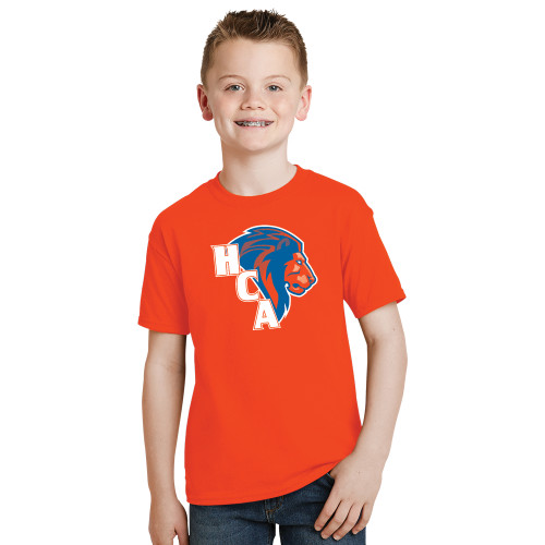  Youth Orange T Shirt - HCA Lion