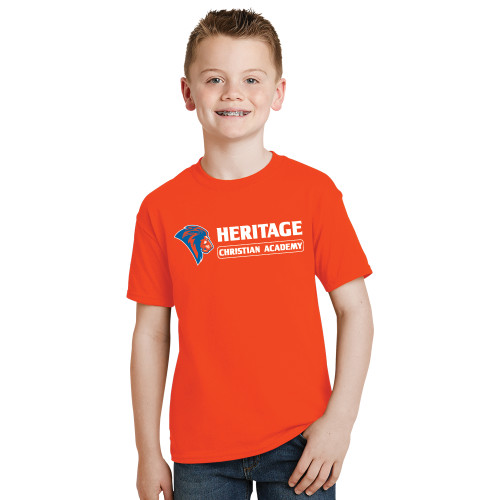  Youth Orange T Shirt - HCS Horizontal