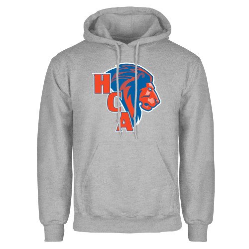  Grey Fleece Hoodie - HCA Lion