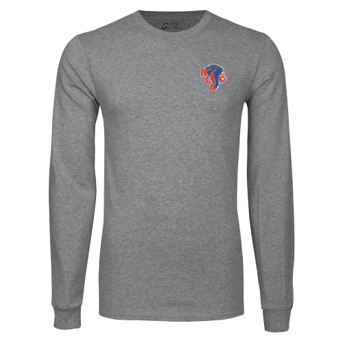 Grey Long Sleeve T Shirt - HCA Lion