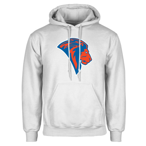 White Fleece Hoodie - Lion Head