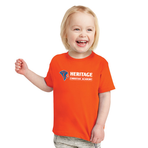  Toddler Orange T Shirt - HCS Horizontal