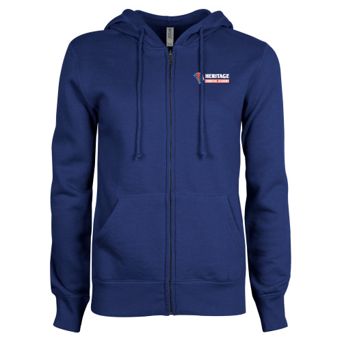  ENZA Womens Royal Fleece Full Zip Hoodie - HCS Horizontal