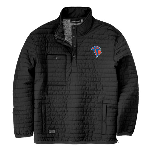  DRI DUCK Black Keystone Quilted Pullover - Lion Head