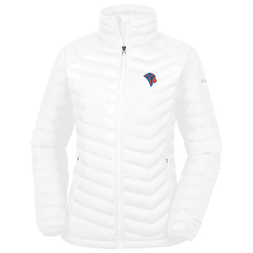  Columbia Womens White Powder Lite Jacket - Lion Head