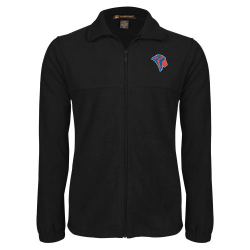  Black Fleece Full Zip Jacket - Lion Head
