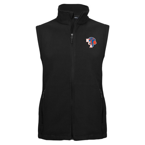  Black Fleece Full Zip Vest - HCA Lion 3 Color