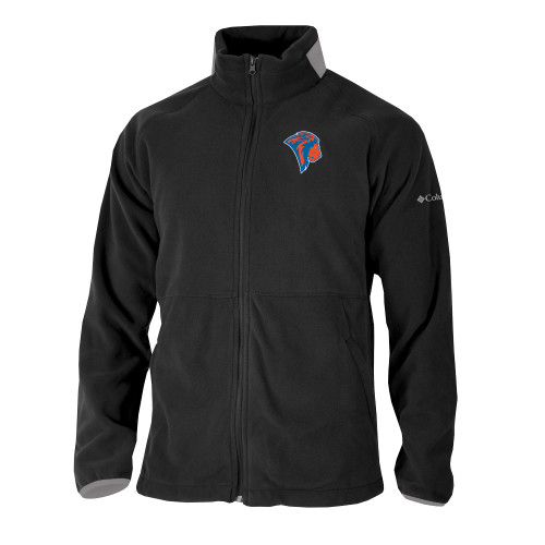  Columbia Black Everest Ridge Fleece Full Zip Jacket - Lion Head