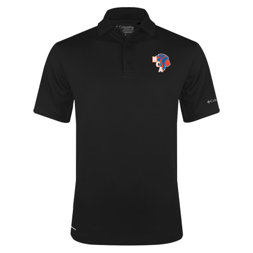  Columbia Black Omni Wick Drive Polo - HCA Lion 3 Color