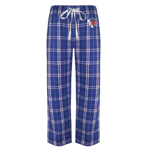  Royal/White Flannel Pajama Pant - HCA Lion 3 Color