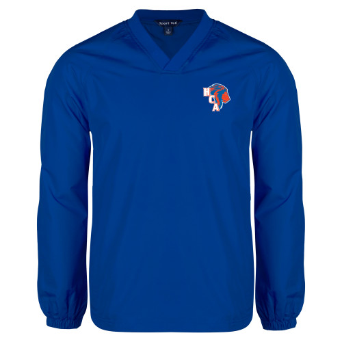  Royal V Neck Raglan Windshirt - HCA Lion 3 Color