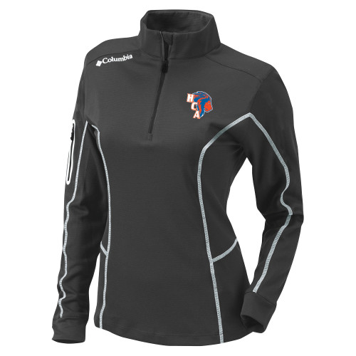  Columbia Womens Omni Wick Charcoal 1/4 Zip - HCA Lion 3 Color