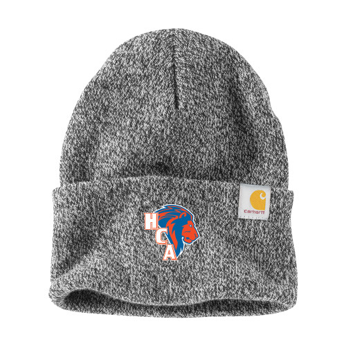  Carhartt Black/White Knit Beanie w/Cuff - HCA Lion 3 Color