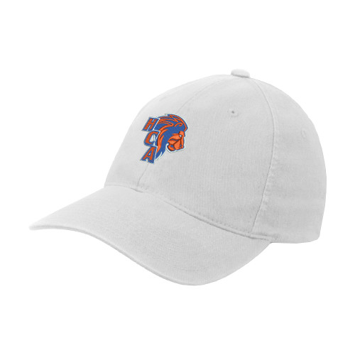 White Flexfit Structured Low Profile Hat - HCA Lion 3 Color