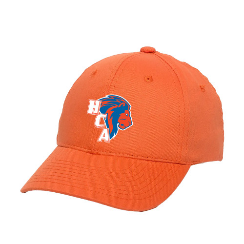  Orange Structured Adjustable Pro Style Hat - HCA Lion 3 Color