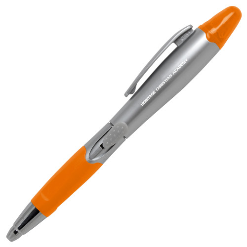  Silver/Orange Blossom Pen/Highlighter - Heritage Christian Academy Flat