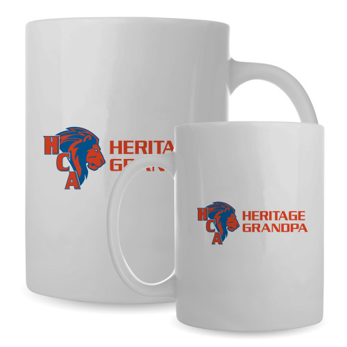  Full Color White Mug 15oz - Grandpa