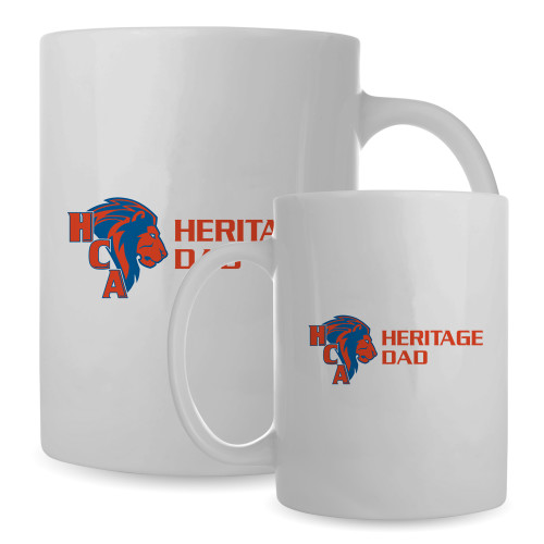  Dad Full Color White Mug 15oz - Dad