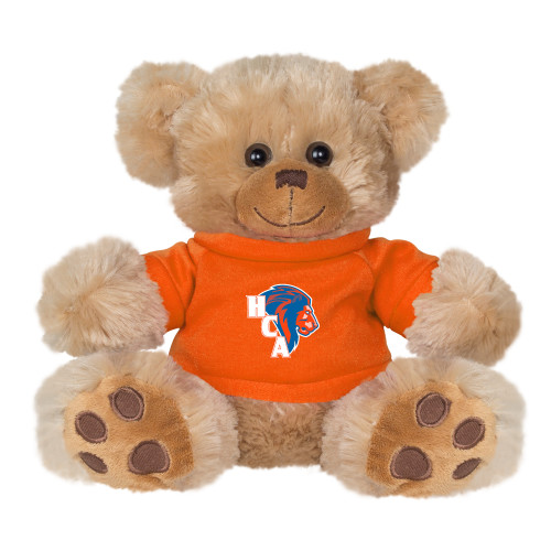  Plush Big Paw 8 1/2 inch Brown Bear w/Orange Shirt - HCA Lion