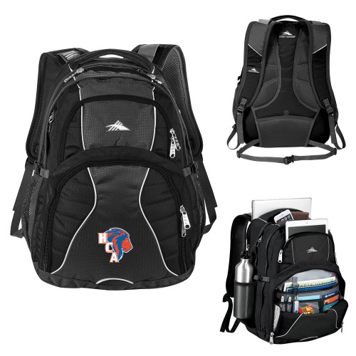  High Sierra Black Swerve Computer Backpack - HCA Lion 3 Color