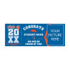 Thumbnail image for  Personalized 3 x 8 Graduation Banner